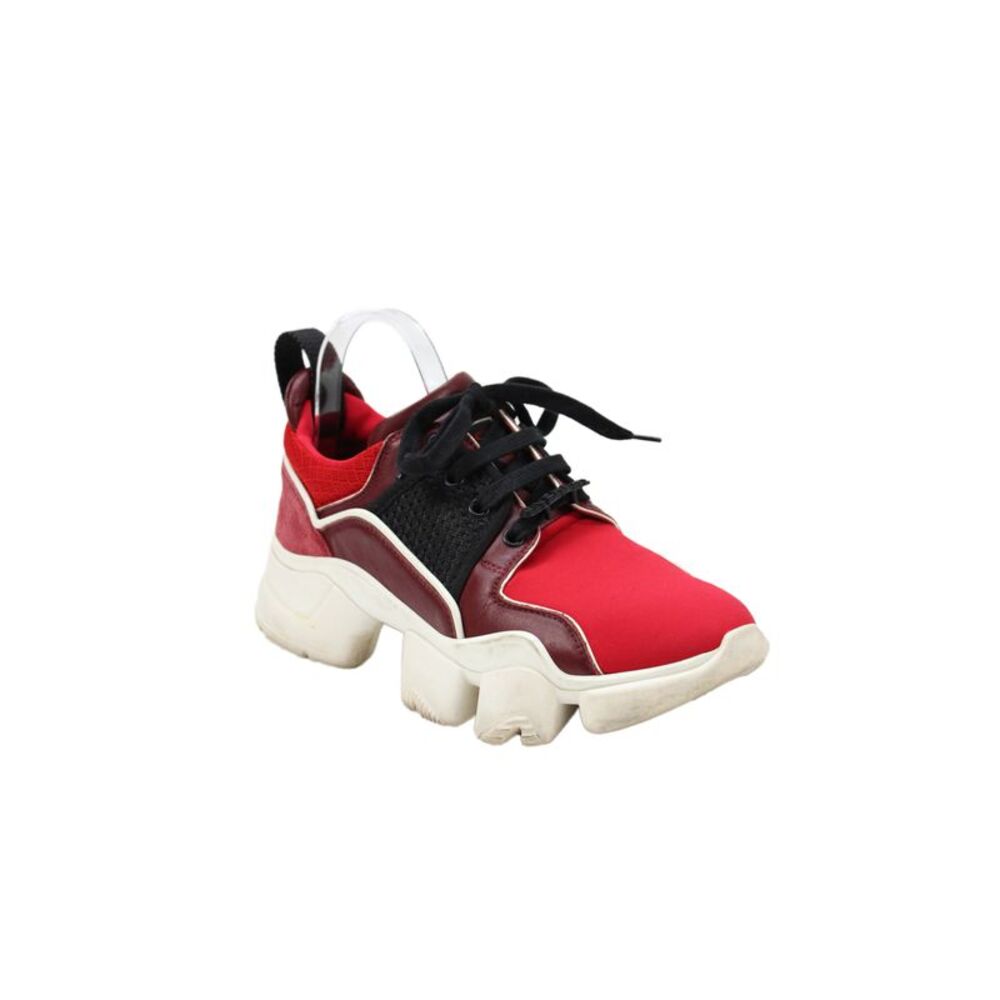 Givenchy Mens Low Jaw Chunky Casual Sneakers Red Size 10